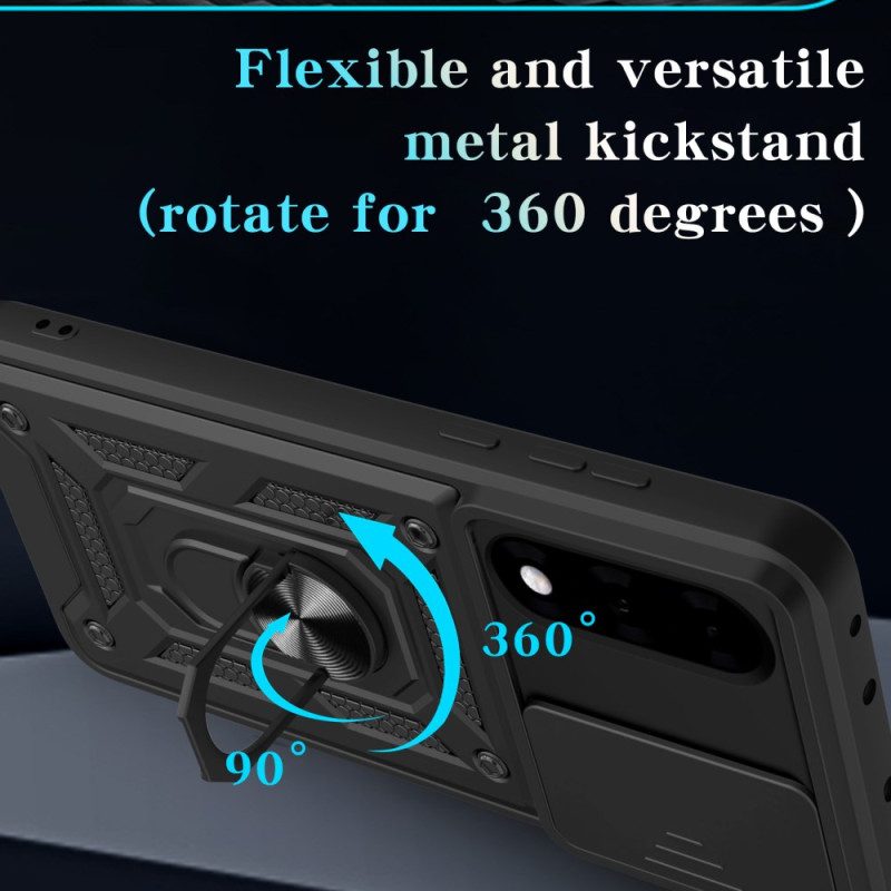 Hülle Oneplus Nord 5 Schiebebare Kameraabdeckung Und Ständer