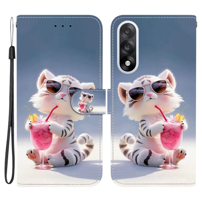 Lederhüllen Für Oneplus Nord 5 Cartoon-tiger