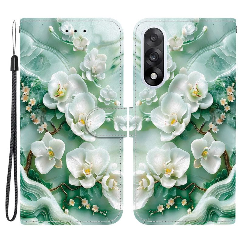 Lederhüllen Für Oneplus Nord 5 Jade-blumen