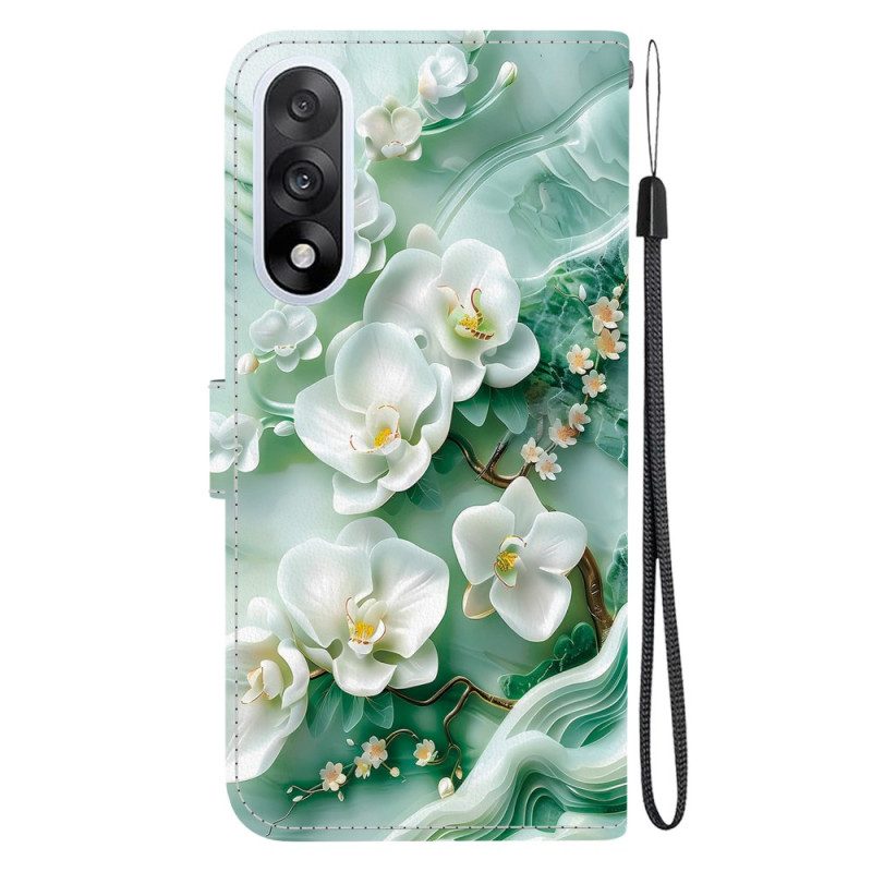 Lederhüllen Für Oneplus Nord 5 Jade-blumen