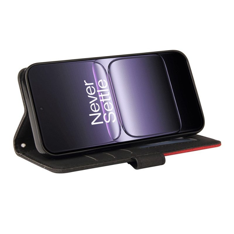 Lederhüllen Für Oneplus Nord 5 Wellenmuster