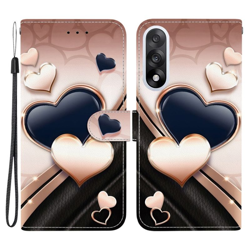 Lederhüllen Für Oneplus Nord 5 Zwei Herzen