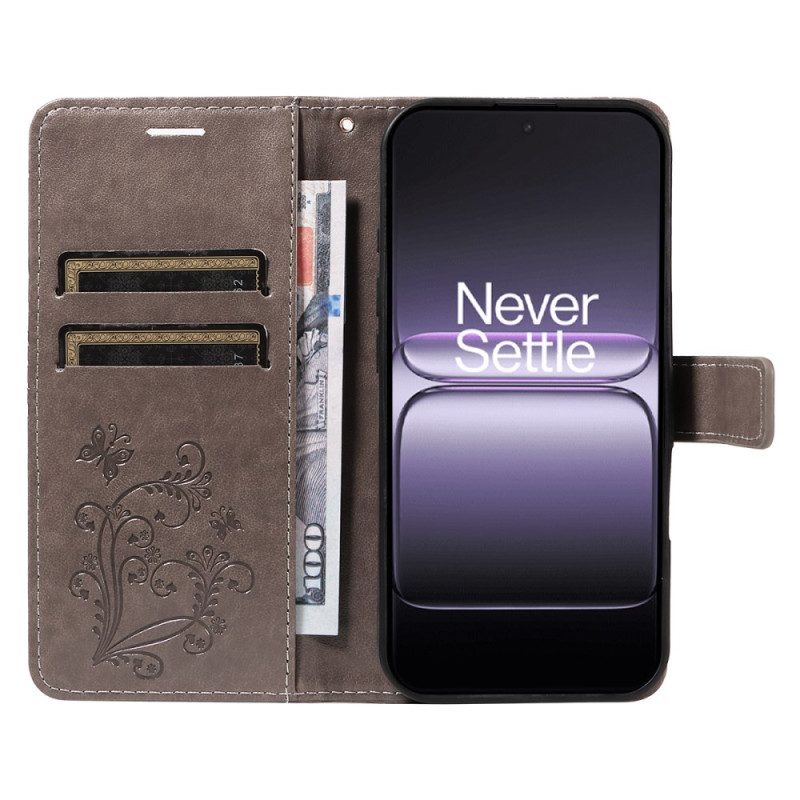 Lederhüllen Oneplus Nord 5 Handyhülle Groß Schmetterlinge