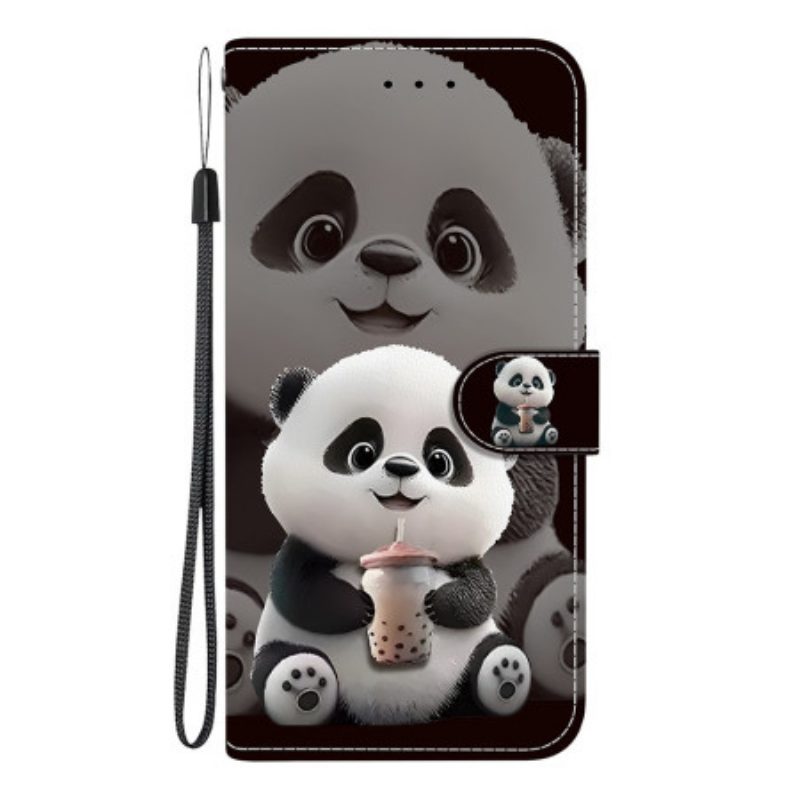 Lederhüllen Oneplus Nord 5 Handyhülle Panda