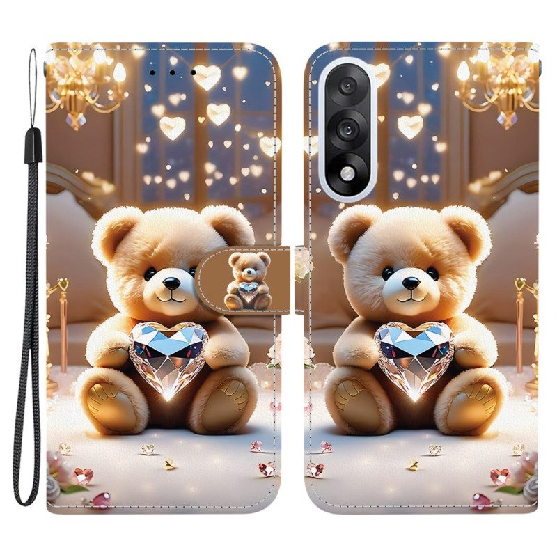 Lederhüllen Oneplus Nord 5 Handyhülle Teddybär-liebe
