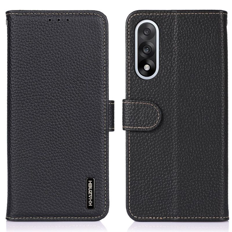 Lederhüllen Oneplus Nord 5 Khazneh Strukturiertes Leder