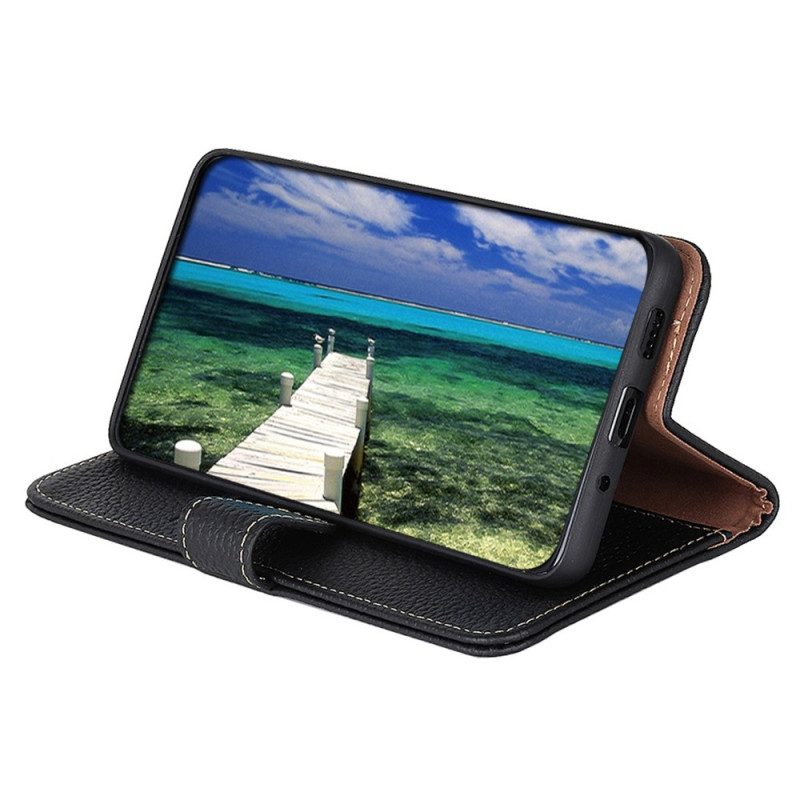 Lederhüllen Oneplus Nord 5 Khazneh Strukturiertes Leder