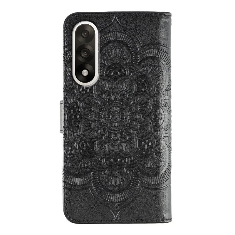 Lederhüllen Oneplus Nord 5 Mandala-design