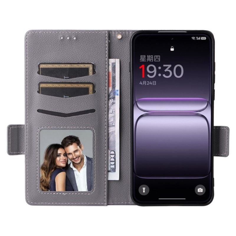 Lederhüllen Oneplus Nord 5 Strukturiert Mit Riemen