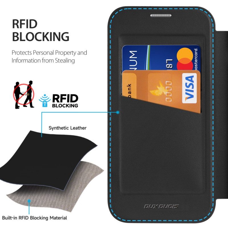 Flip Case Für iPhone 17 Magsafe Skin X Pro Serie Dux Ducis
