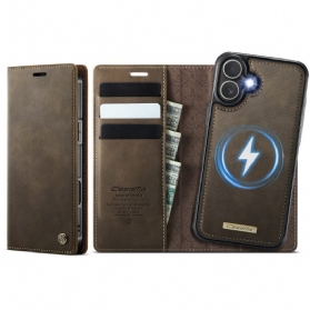 Flip Case iPhone 17 Handyhülle Abnehmbare Magsafe-kompatible Hülle Mit Rfid-schutz