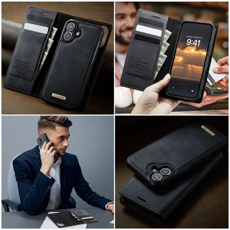 Flip Case iPhone 17 Handyhülle Abnehmbare Magsafe-kompatible Hülle Mit Rfid-schutz