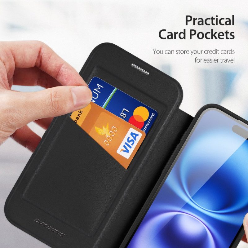 Flip Case iPhone 17 Handyhülle Magsafe Skin X Pro Serie Mit Dux Ducis Ständer