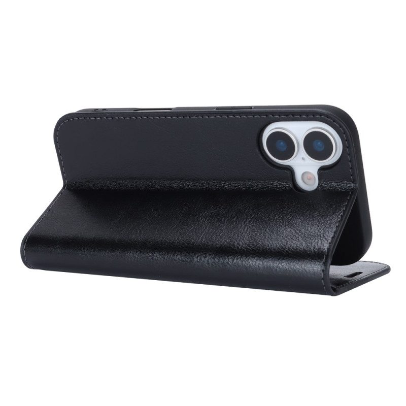 Flip Case iPhone 17 Leder
