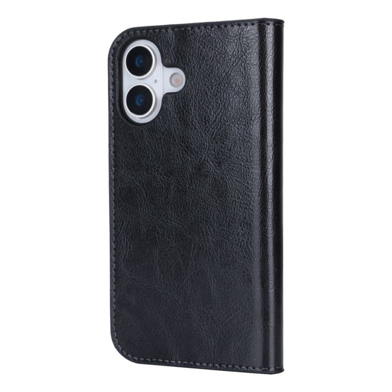 Flip Case iPhone 17 Leder