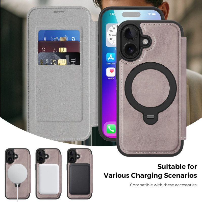 Flip Case iPhone 17 Magsafe-kompatibel Integrierter Rfid-schutz