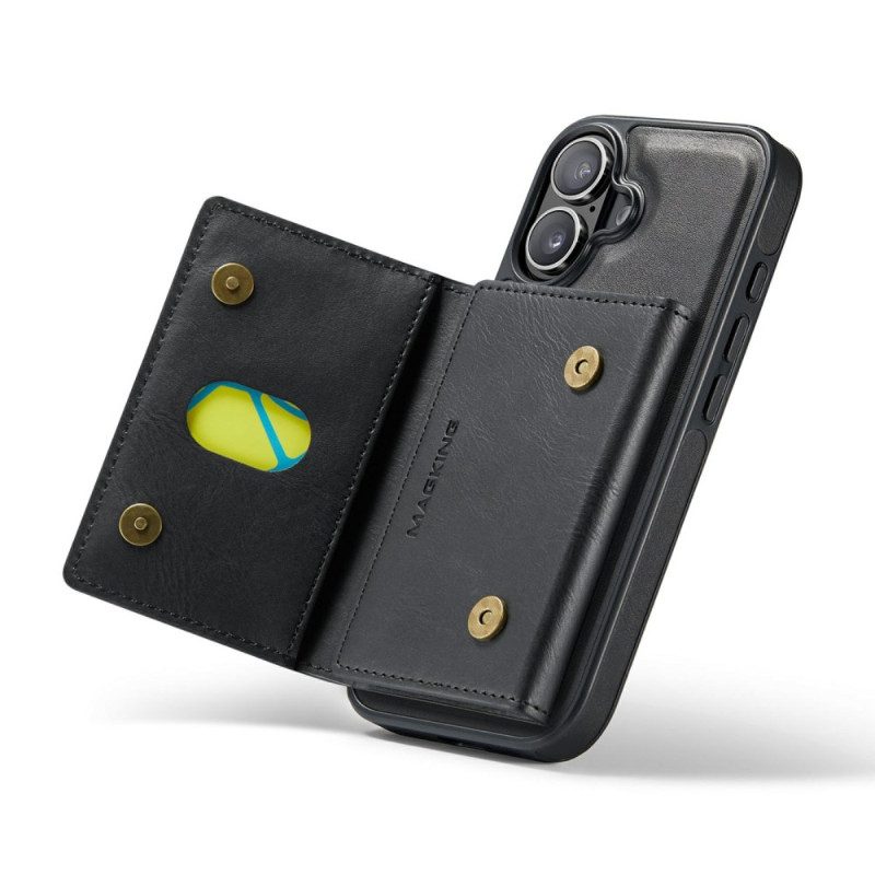 Hülle Für iPhone 17 Kompatibel Mit Magsafe Abnehmbarer Kartenhalter Magking