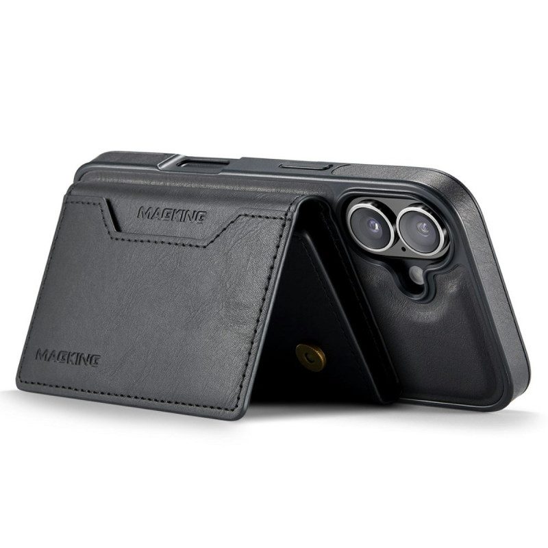 Hülle Für iPhone 17 Kompatibel Mit Magsafe Abnehmbarer Kartenhalter Magking