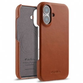 Hülle Für iPhone 17 Magsafe-kompatibel Gewachstes Leder