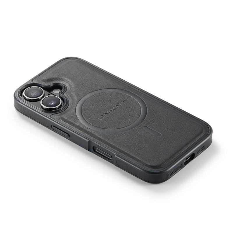 Hülle Für iPhone 17 Magsafe Kompatibel Mit Premium-lederoptik