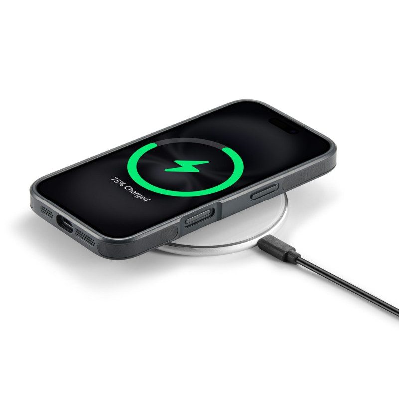Hülle Für iPhone 17 Magsafe Kompatibel Mit Premium-lederoptik
