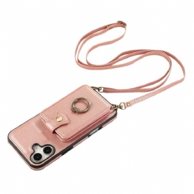 Hülle Für iPhone 17 Mehrfachkartenetui Mit Schultergurt