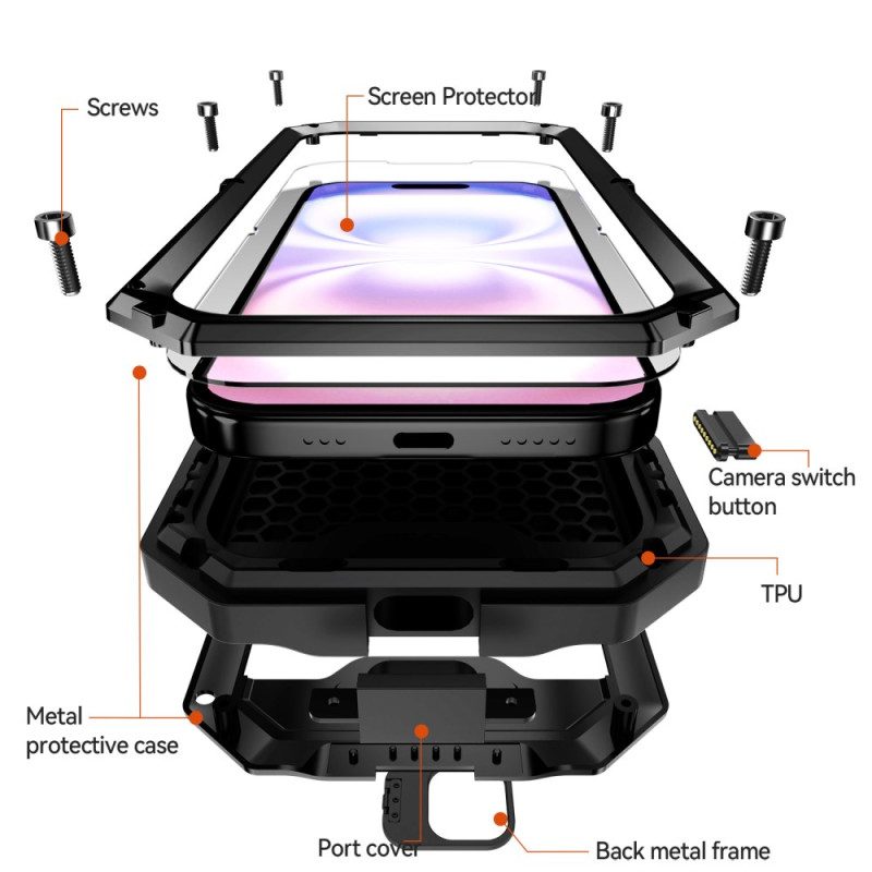 Hülle Für iPhone 17 R-just Extrem Robust
