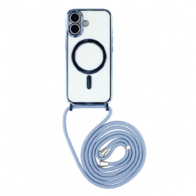 Hülle Für iPhone 17 Transparente Schutzhülle Mit Kabel Kompatibel Mit Magsafe