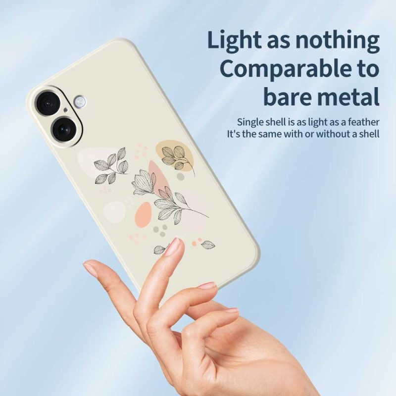 Hülle iPhone 17 Gezeichnete Blätter