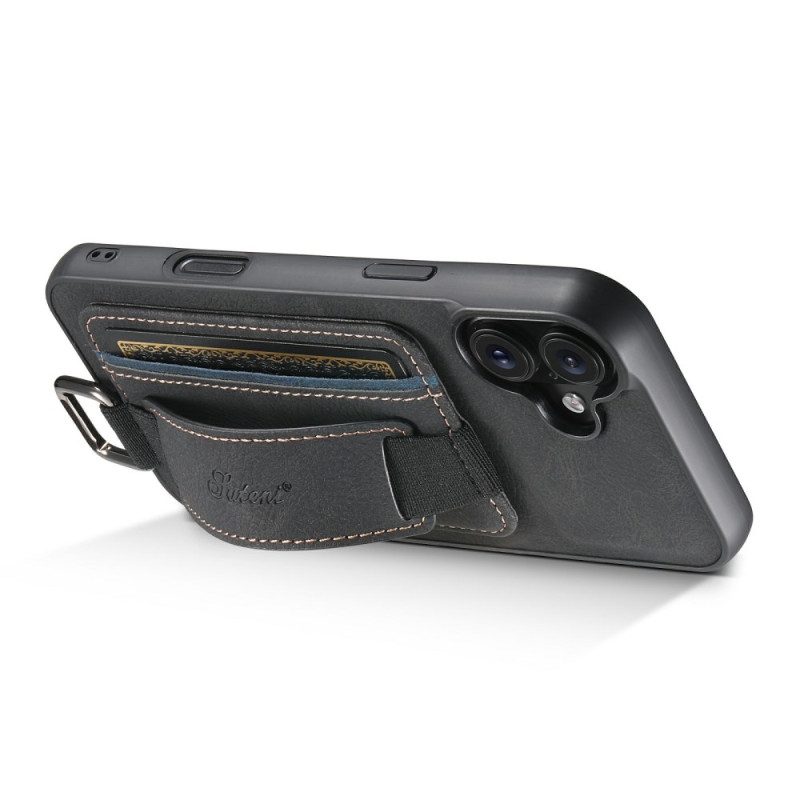 Hülle iPhone 17 Handyhülle Kartenetui Im Retro-design