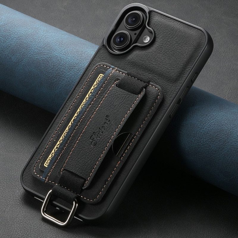 Hülle iPhone 17 Handyhülle Kartenetui Im Retro-design