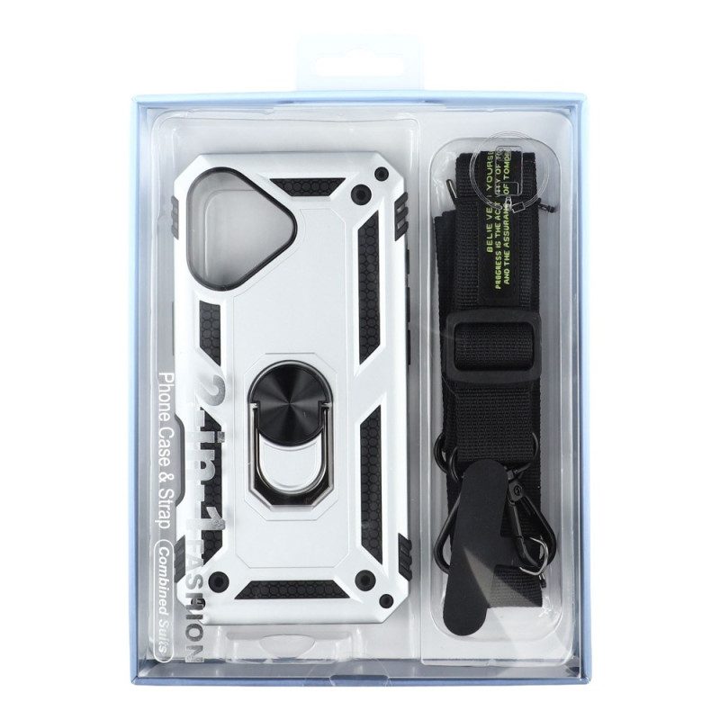 Hülle iPhone 17 Handyhülle Militärischer Schutz Mit Schultergurt