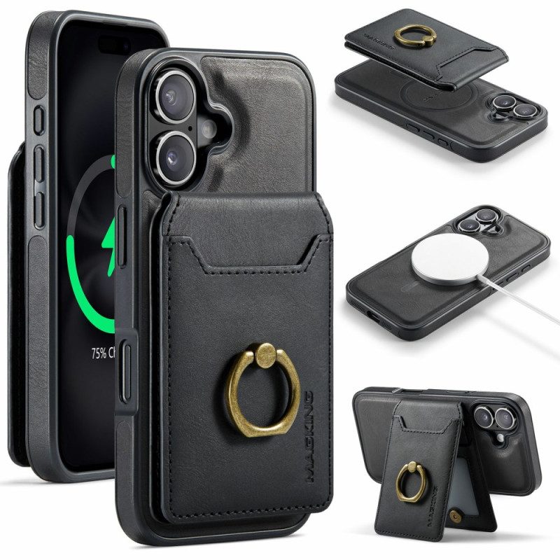 Hülle iPhone 17 Magsafe Mit Rfid-kartenhalter Und Integriertem Ständer