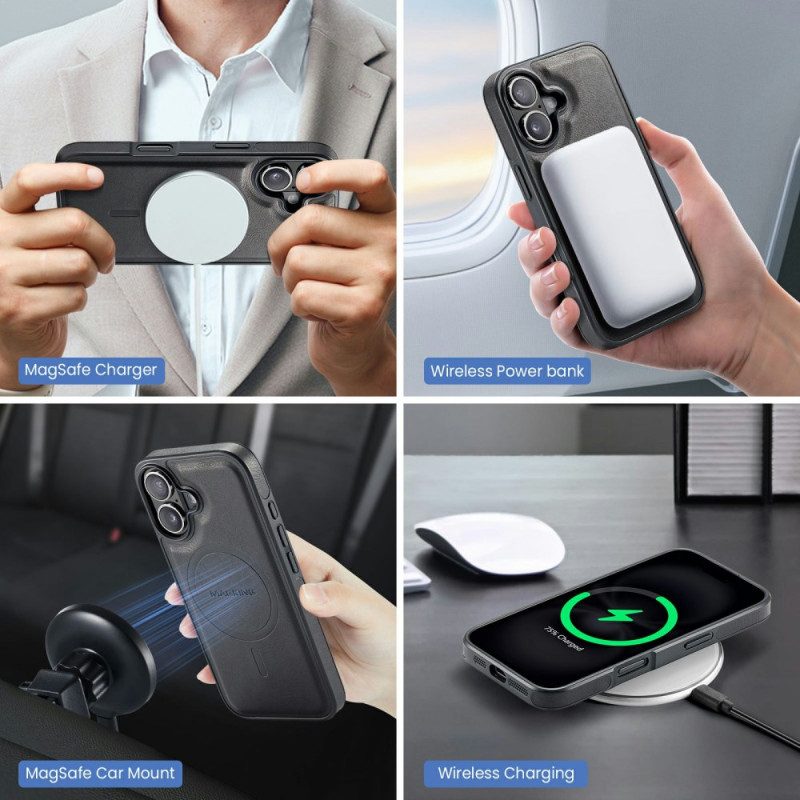Hülle iPhone 17 Magsafe Mit Rfid-kartenhalter Und Integriertem Ständer