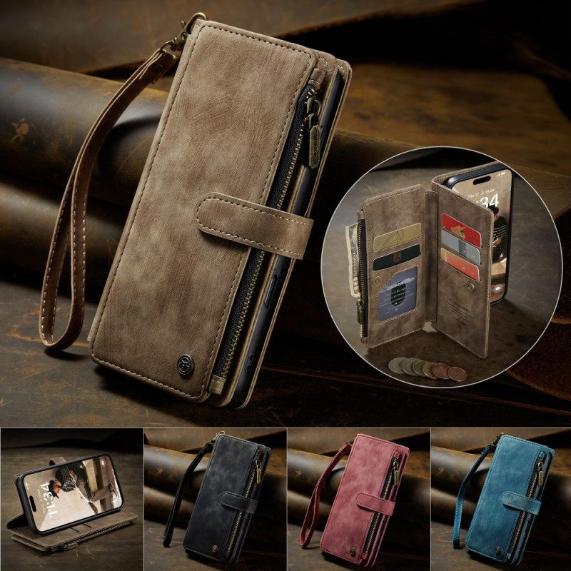 Lederhüllen Für iPhone 17 Geldbörse Mit 10 Kartenfächern