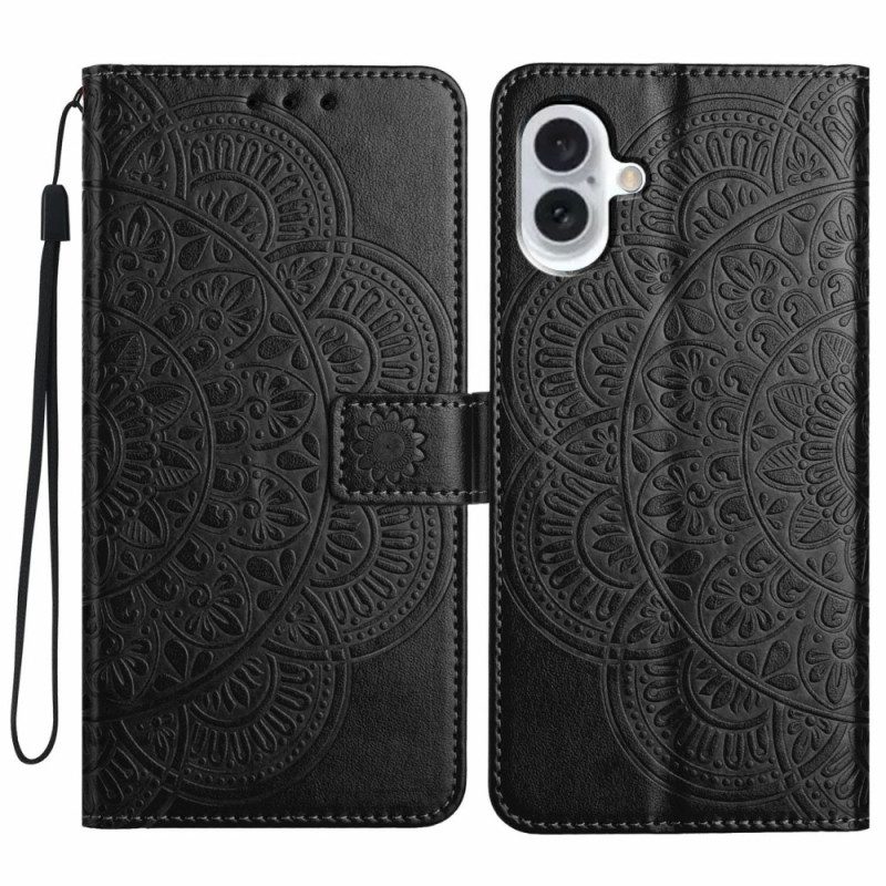Lederhüllen Für iPhone 17 Mandala-print