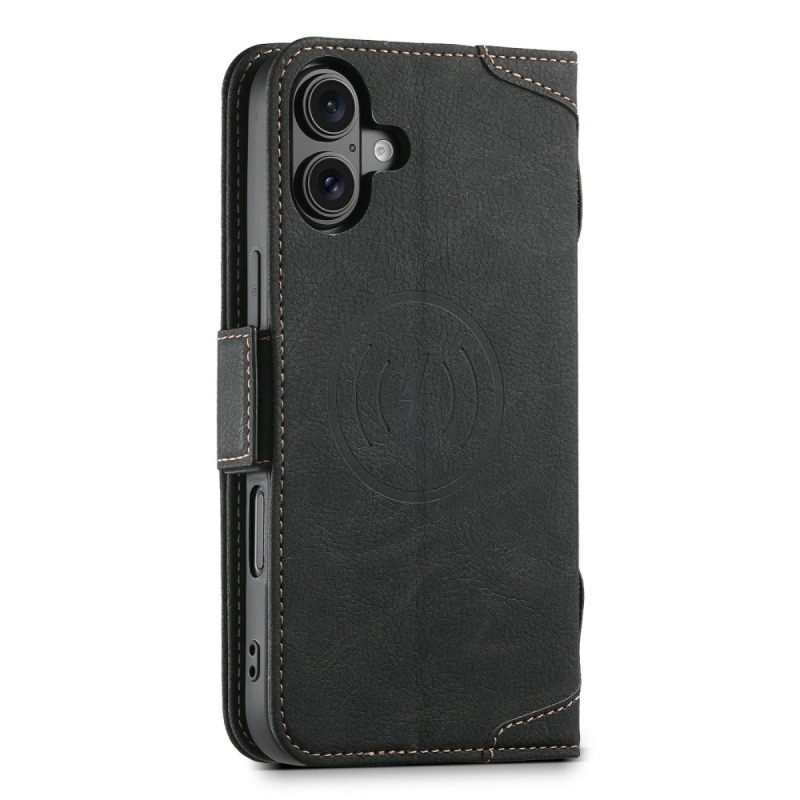 Lederhüllen iPhone 17 Handyhülle Magsafe-kompatibel Premium-retro