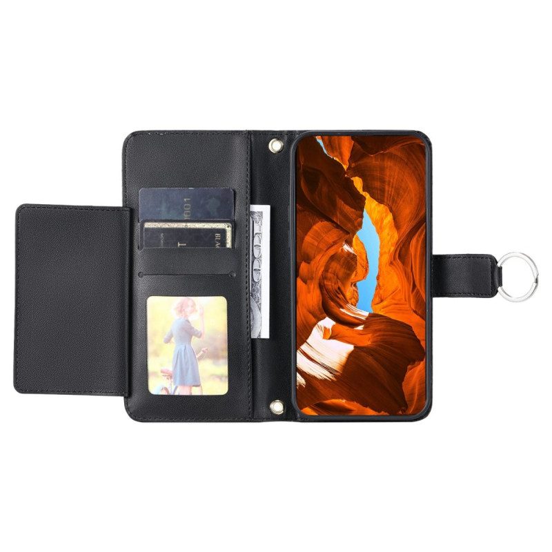 Lederhüllen iPhone 17 Premium-design Mit Trageband Und Schulterriemen