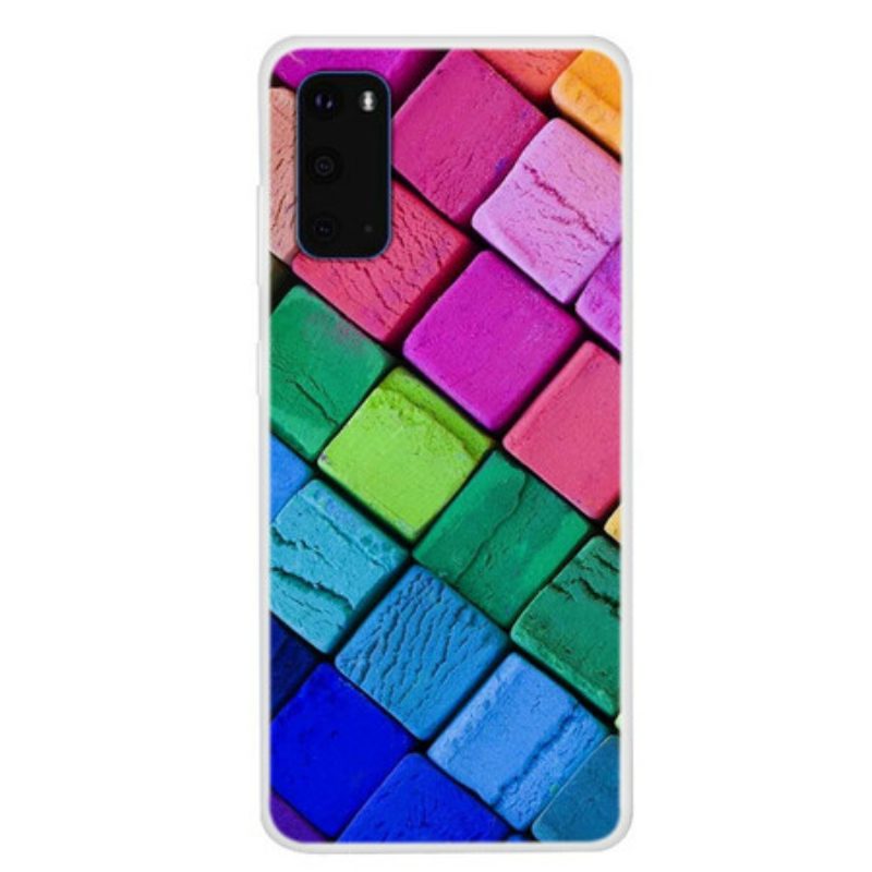 Handyhülle Für Samsung Galaxy S20 Farbige Würfel