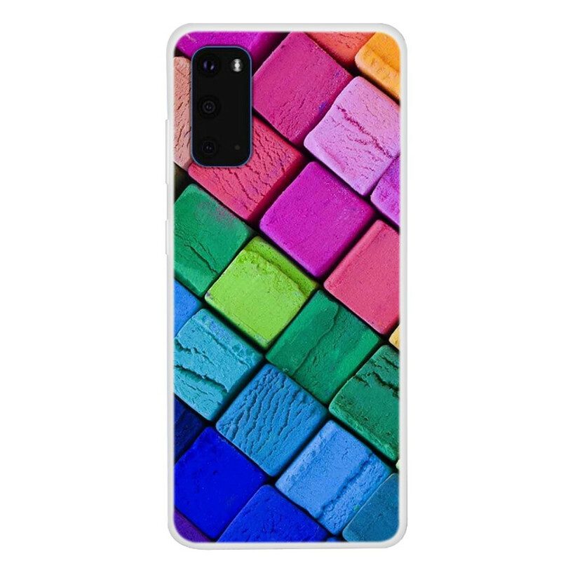 Handyhülle Für Samsung Galaxy S20 Farbige Würfel