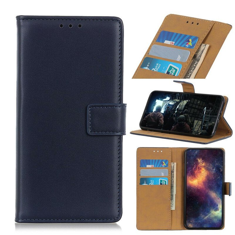Lederhüllen Für Samsung Galaxy S20 Schlichtes Kunstleder