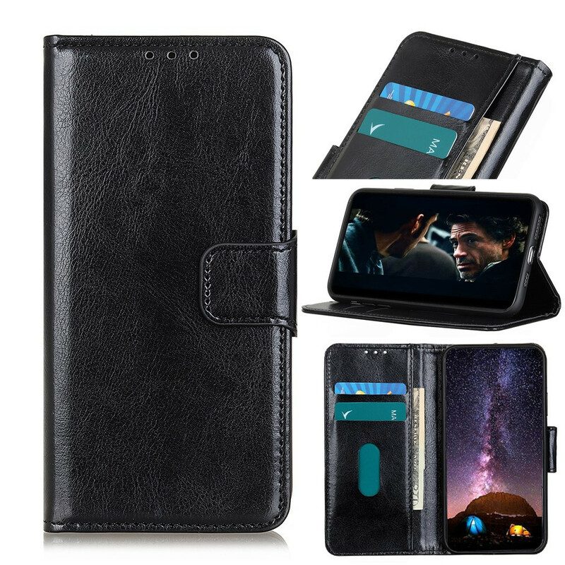 Lederhüllen Für Samsung Galaxy S20 Traditioneller Lederstil
