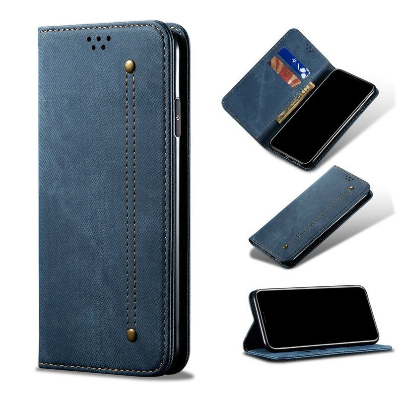 Schutzhülle Für Samsung Galaxy S20 Flip Case Denim-stoff