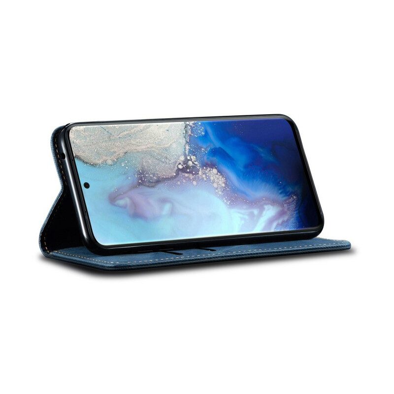 Schutzhülle Für Samsung Galaxy S20 Flip Case Denim-stoff
