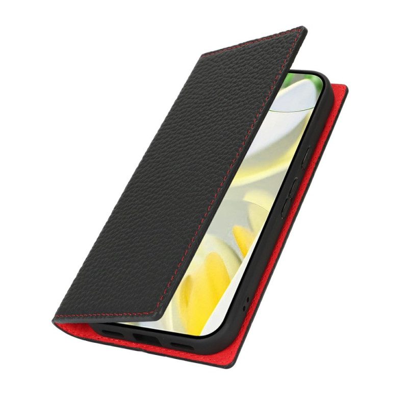 Flip Case Für Google Pixel 10 Pro Xl Leder Mit Riemen