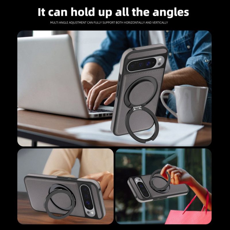Hülle Google Pixel 10 Pro Xl Handyhülle Magsafe-kompatibler Ringhalter In Wildlederoptik