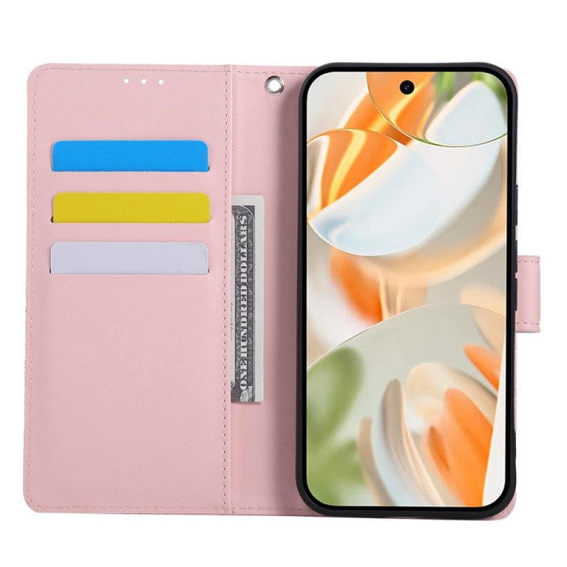 Lederhüllen Für Google Pixel 10 Pro Xl Rosenmuster