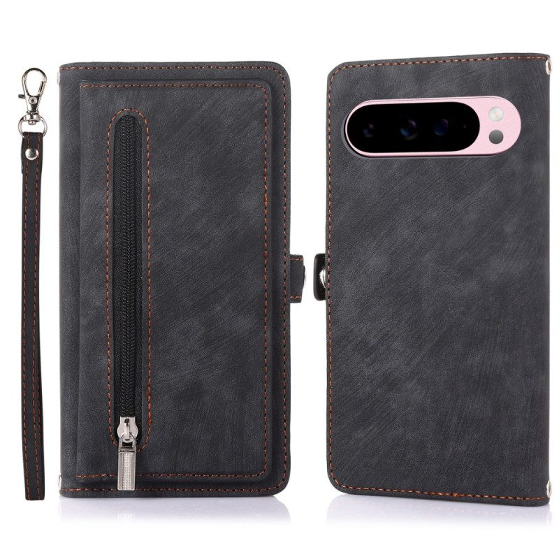 Lederhüllen Google Pixel 10 Pro Xl Geldbörse In Wildlederoptik