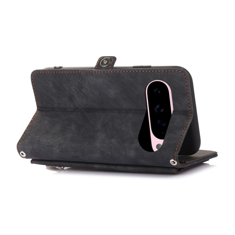 Lederhüllen Google Pixel 10 Pro Xl Geldbörse In Wildlederoptik