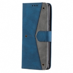 Lederhüllen Google Pixel 10 Pro Xl Handyhülle Zweifarbig Mit Riemen